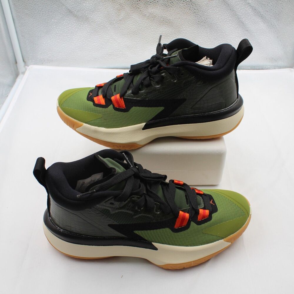 Jordan Zion 1 Let's Dance 5.5Y Youth Basketball Sneakers Carbon Green DA3131-300